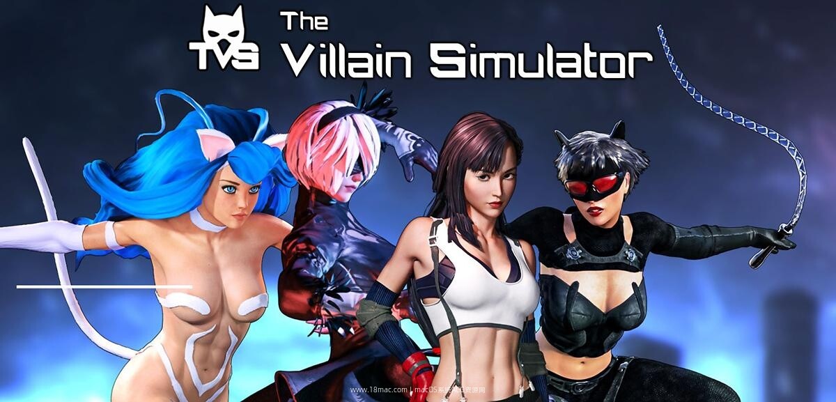 [Mac+Win]恶棍模拟器 The Villain Simulator For Mac – 3D捏脸调教你想蹂躏的任何角色